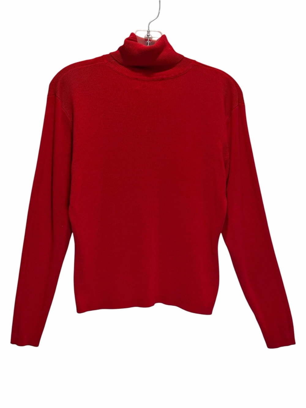 VTG Pendleton Red Silk Knit Turtleneck Sweater - Large